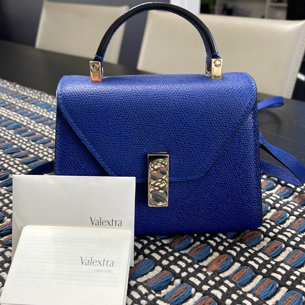 Valextra Italian leather bag.